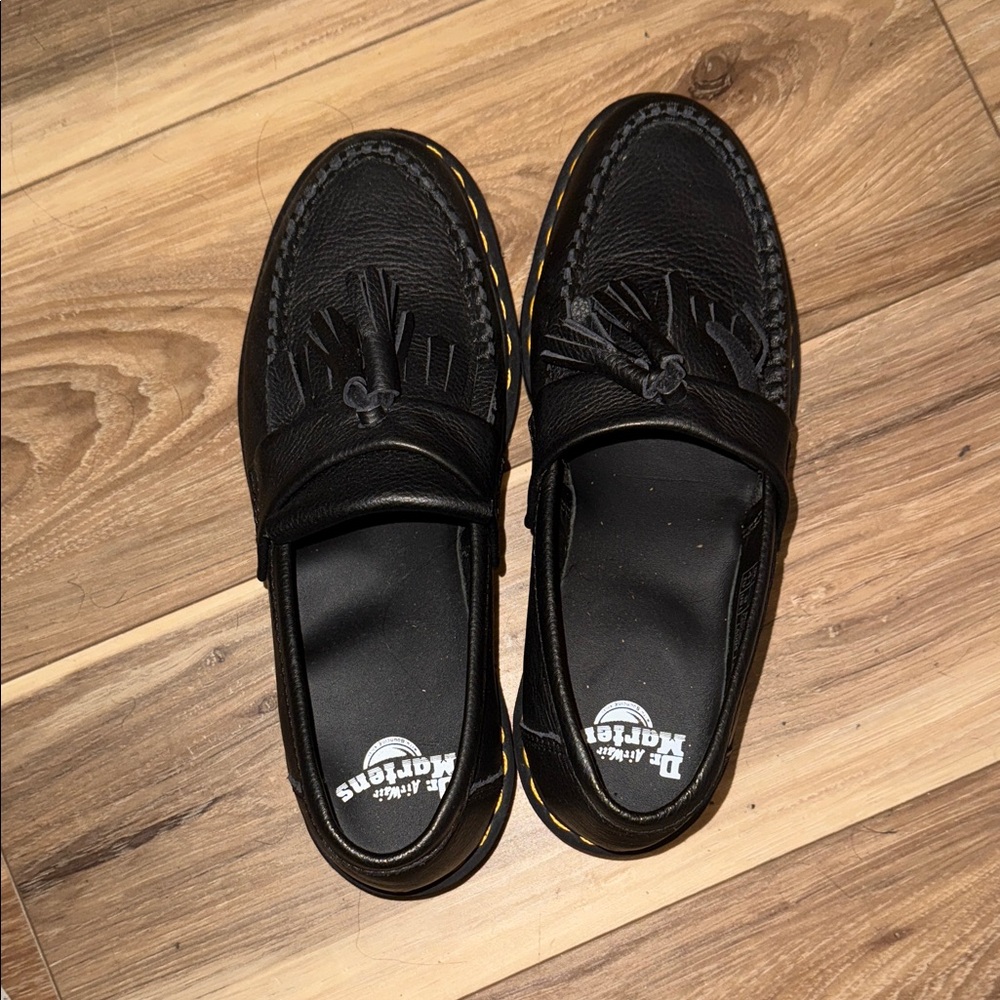 Dr. Martens Black Tassel Loafers size 9
